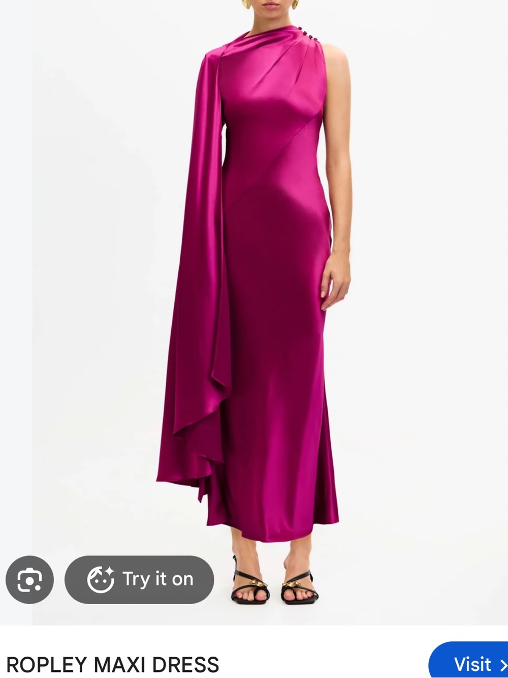 Nwot -Unworn Acler ROPLEY MAXI DRESS size. 10